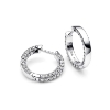 Billede af Pandora Timeless Pavé creoler sølv m. cz