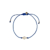 Billede af STINE A armbånd Petit Pearl Berrie - Electric Blue Ribbon forgyldt sølv (23 cm)
