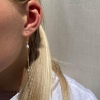 Billede af Aqua Dulce Coast Blue øreringe forgyldt sølv m. fvp