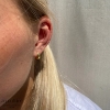 Billede af Aqua Dulce Emma øreringe forgyldt sølv