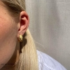 Billede af Aqua Dulce New Fanny øreringe forgyldt sølv