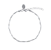 Billede af Aqua Dulce Malena armbånd sølv (17 + 3 cm)