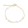 Billede af Aqua Dulce Ghita armbånd forgyldt sølv m. fvp (17 + 3 cm)