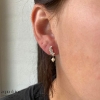 Billede af Aqua Dulce Pretty Pearl øreringe sølv m. fvp + cz