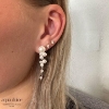 Billede af Aqua Dulce Bubbels Long øreringe sølv m. fvp