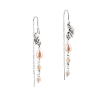 Billede af Aqua Dulce Koi Rose Thread øreringe sølv m. fvp
