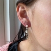 Billede af Aqua Dulce Daisy Pearl øreringe sølv m. fvp