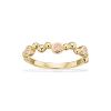 Billede af Ring pink cubic zir. 8 kt.