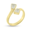 Billede af Tand ring, 2 tænder, 8 kt. facon 3,8 gr