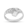 Billede af Tand ring 14 kt. hvg