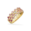 Billede af Scrouples SoHo ring multicolor cubic zir. sølv fg.