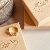 Billede af Scrouples SoHo ring multicolor cubic zir. sølv fg.