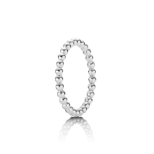 Billede af Pandora ring sølv, kugletråd str. 50