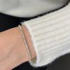 Billede af Dazzling Tennis-armbånd 0,95 H-W/SI 14 kt.
