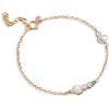 Billede af ENAMEL Copenhagen Sofia armbånd forgyldt sølv m. fvp (15+3 cm)
