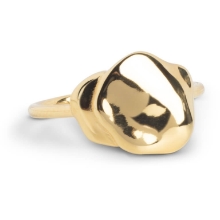 Billede af ENAMEL Copenhagen Sahara ring forgyldt sølv (justérbar 48-52)