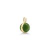 Billede af Julie Sandlau Little Prime Moss Green vedhæng forgyldt sølv m. krystal