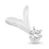 Billede af Vedhæng 14 kt. hvg. med brillanter fra 0,03 ct. - 0,90 ct. Priser fra