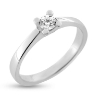 Billede af Ring 4 grab. brill. 0,20 w/piq. 14 kt. hvg.