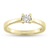 Billede af Ring 4 grab. brill. 0,30 w/piq. 14 kt.  