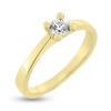 Billede af Ring 4 grab. brill. 0,40 w/piq. 14 kt.  