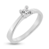 Billede af Ring 4 grab. brill. 0,50 w/piq. 14 kt. hvg.