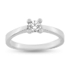 Billede af Ring 4 grab. brill. 0,50 w/piq. 14 kt. hvg.