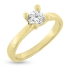 Billede af Ring 4 grab. brill. 0,60 w/piq. 14 kt. 