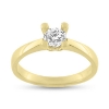 Billede af Ring 4 grab. brill. 0,90 w/piq. 14 kt. 