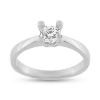 Billede af Ring 4 grab. brill. 0,90 w/piq. 14 kt. hvg.