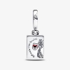 Billede af Pandora DISNEY Skurke Hjerter Dronning charm sølv m. emalje + cz