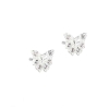 Billede af Aqua Dulce Tiny Butterfly øreringe sølv m. cz