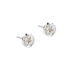 Billede af Aqua Dulce Rose Earstud øreringe sølv