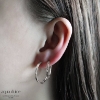 Billede af Aqua Dulce Martha creoler sølv (20 mm)