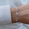 Billede af Aqua Dulce Elegant armbånd sølv (17 + 3 cm)