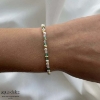 Billede af Aqua Dulce Green Garden armbånd forgyldt sølv m. cz (17 + 3 cm)