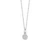 Billede af Spirit Icons Mini halskæde 14 karat hvidguld med 0,10 ct. w/vs 45 cm.  