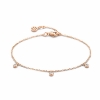 Billede af Spirit Icons Symphony armbånd sølv rosaforgyldt cz 17+2 cm