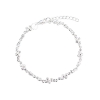 Billede af Aqua Dulce Darling Rock armbånd sølv m. cz (17 + 3 cm)