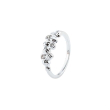 Billede af Aqua Dulce Darling Rock ring sølv m. cz (str. 58)