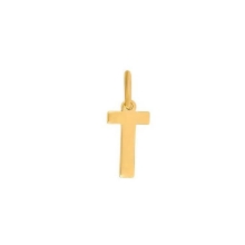 Billede af Nordahl Andersen Bogstav vedhæng (9 mm) 14 karat guld - T Billede af Nordahl Andersen Bogstav vedhæng (9 mm) 14 karat guld - T