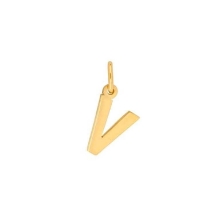 Billede af Nordahl Andersen Bogstav vedhæng (9 mm) 14 karat guld - V Billede af Nordahl Andersen Bogstav vedhæng (9 mm) 14 karat guld - V