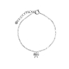 Billede af *STINE A armbånd Petit Bow With Stone sølv m. cz (14,5-17 cm)