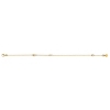 Billede af Spirit Icons "Miracle" armbånd 14 kt. guld m. 0,02 ct. diamant 17-19 cm