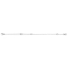 Billede af Spirit Icons "Miracle" armbånd 14 kt. hvidguld m. 0,02 ct. diamant 17-19 cm