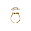 Billede af STINE A Pearl Berrie ring forgyldt sølv m. fvp (str. 48-60)