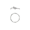 Billede af STINE A Flow Ring With Two Stones ring sølv (str. 48-60)