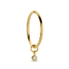 Billede af Spirit Icons Sway vedhæng til hoops 14 karat guld med 0,02 ct. w/vs.