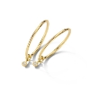 Billede af Spirit Icons Sway vedhæng til hoops 14 karat guld med 0,02 ct. w/vs.