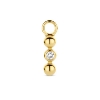 Billede af Spirit Icons Mala Drop vedhæng til hoops 14 karat guld med 0,02 ct. w/vs.